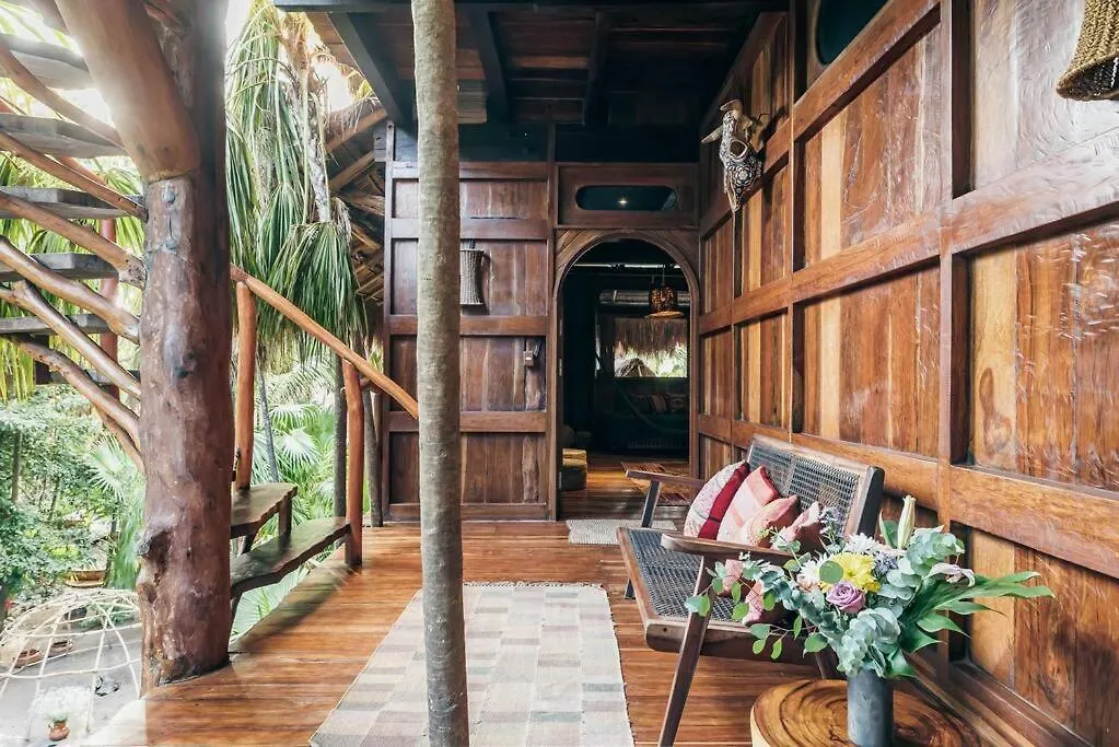 Stunning Jungle Treehouse With Lakefront & Beachside Tulum Mexico