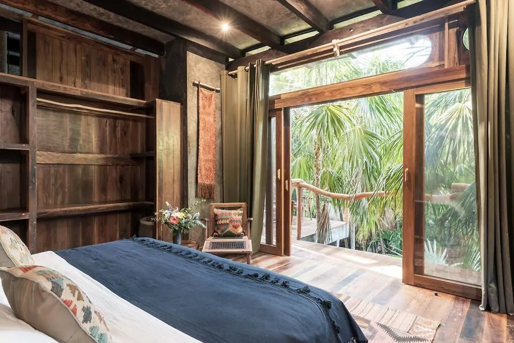 Stunning Jungle Treehouse With Lakefront & Beachside Tulum Mexico